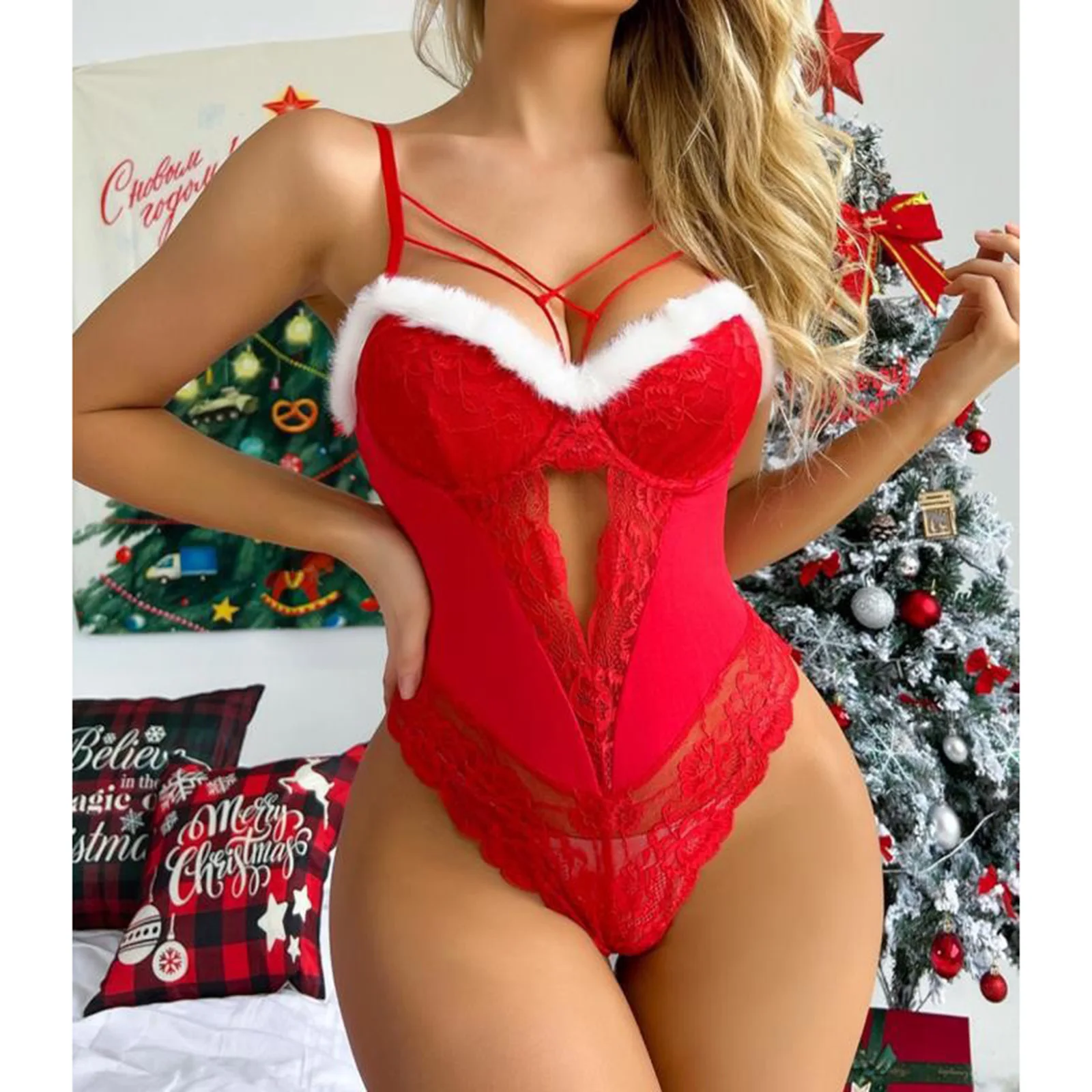 El lenguaje secreto de la Navidad: El rojo y el verde dominan la lencería en las fiestas 1 lence6